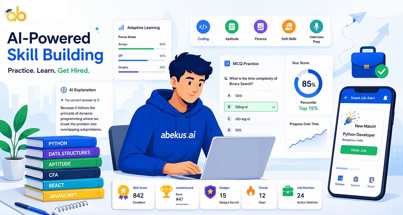 Abekus Skill Builder: The AI-Powered Platform to Upskill and Land Your Next Job in 2026