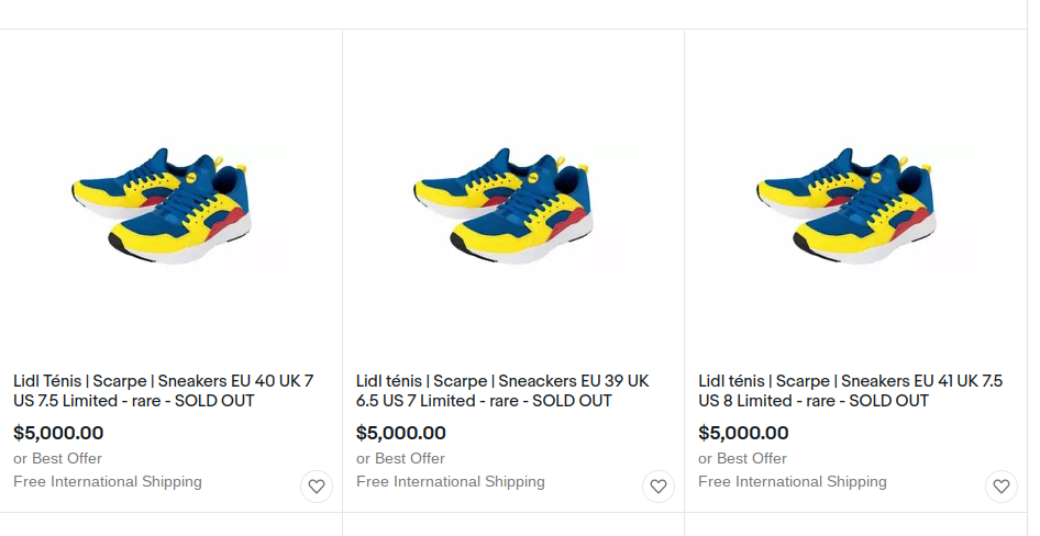 Lidl trainers that sold once every three seconds RETURN to UK