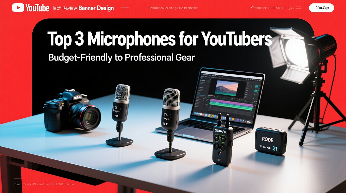Top 3 Microphones for YouTubers