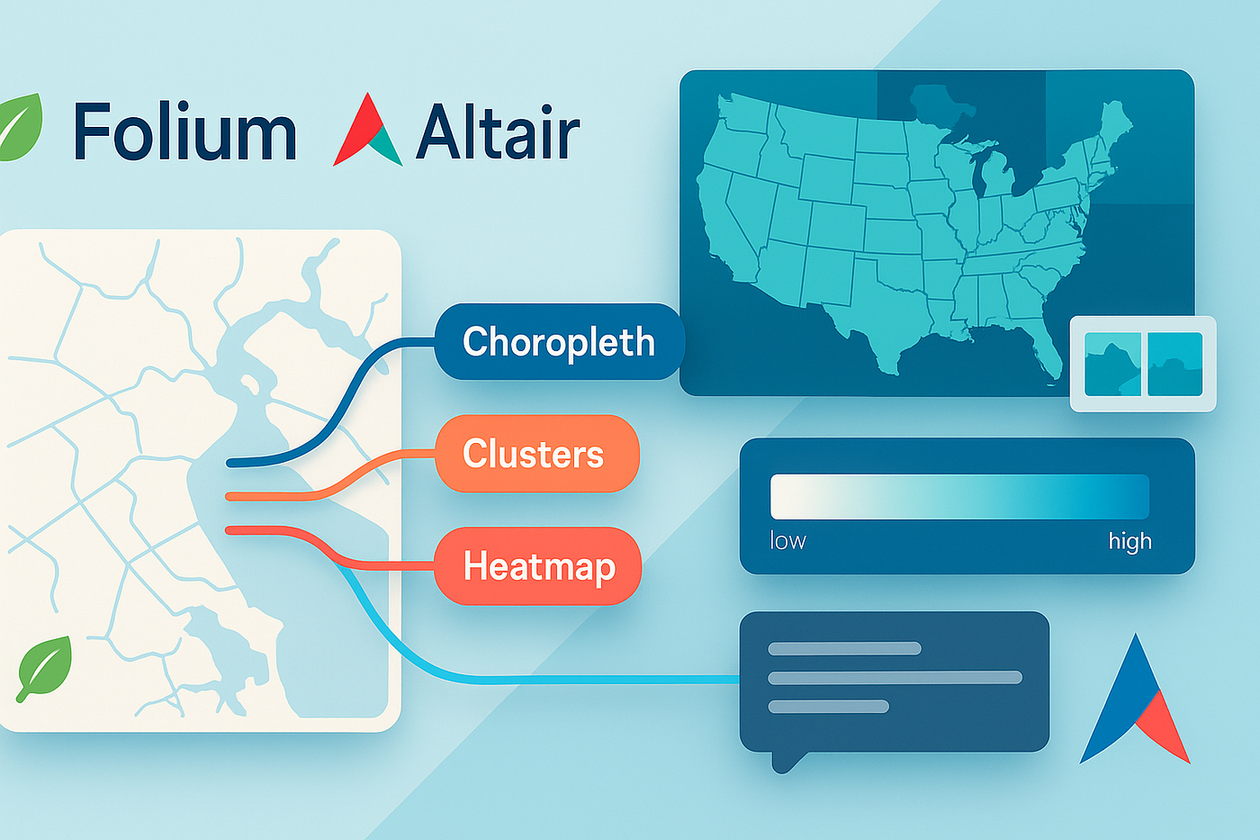 10 Folium/Altair Map Tricks That Pop in Python