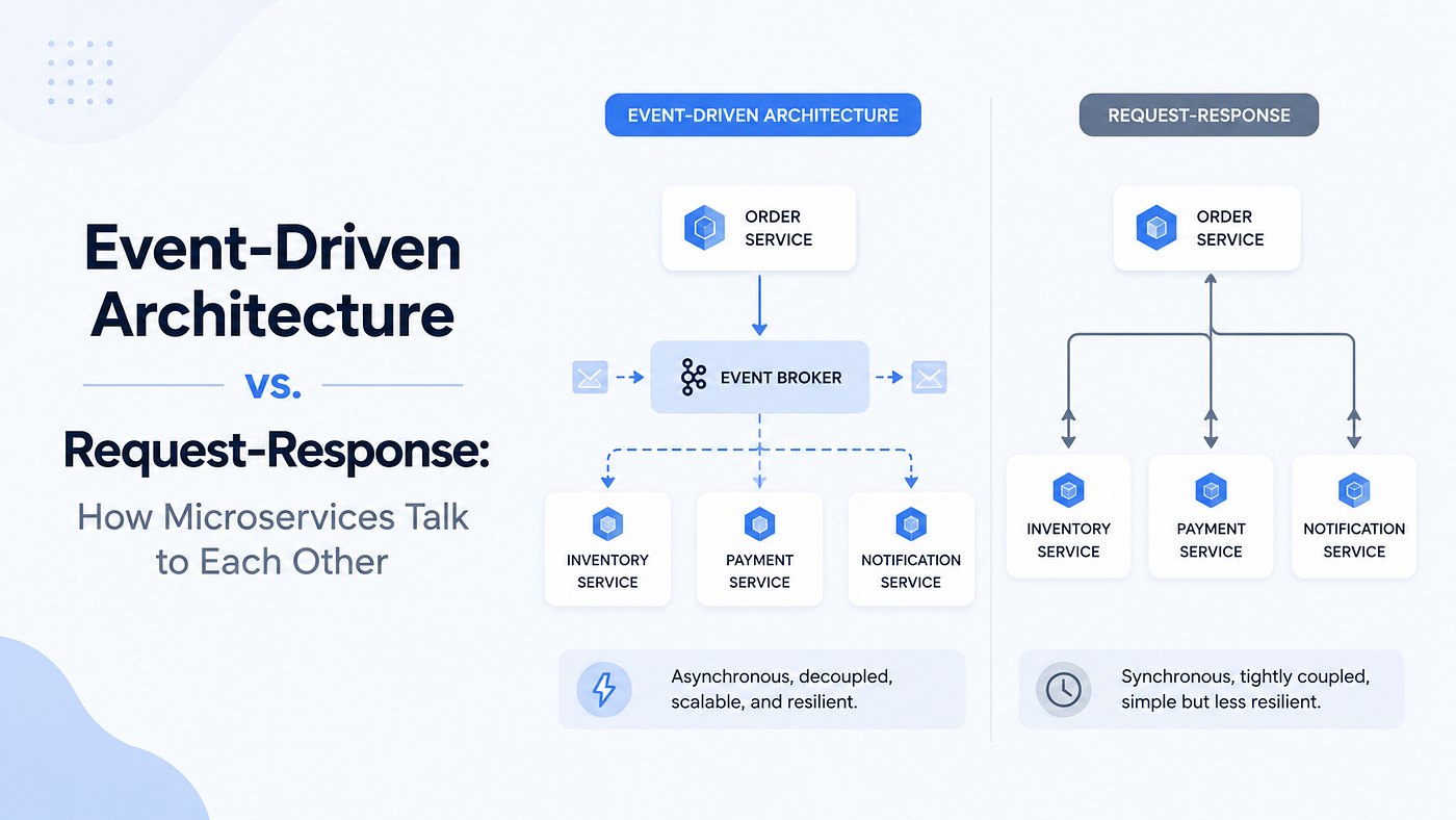 Event-Driven Architecture vs. Request-Response: How Microservices Talk to Each Other