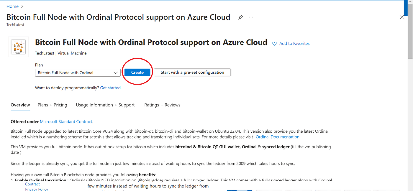 How To Setup Bitcoin Full Node ON Azure | Coinmonks