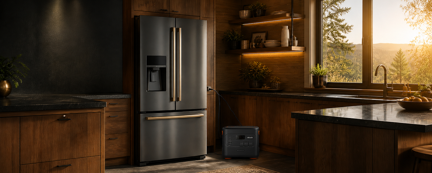 How to Safely Run a Refrigerator on a Portable Solar Generator During a Blackout