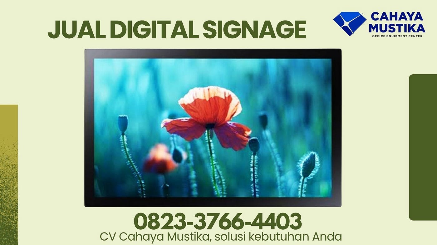 WA 0823–3766–4403, Jual Digital Display Signage di Jakarta Barat