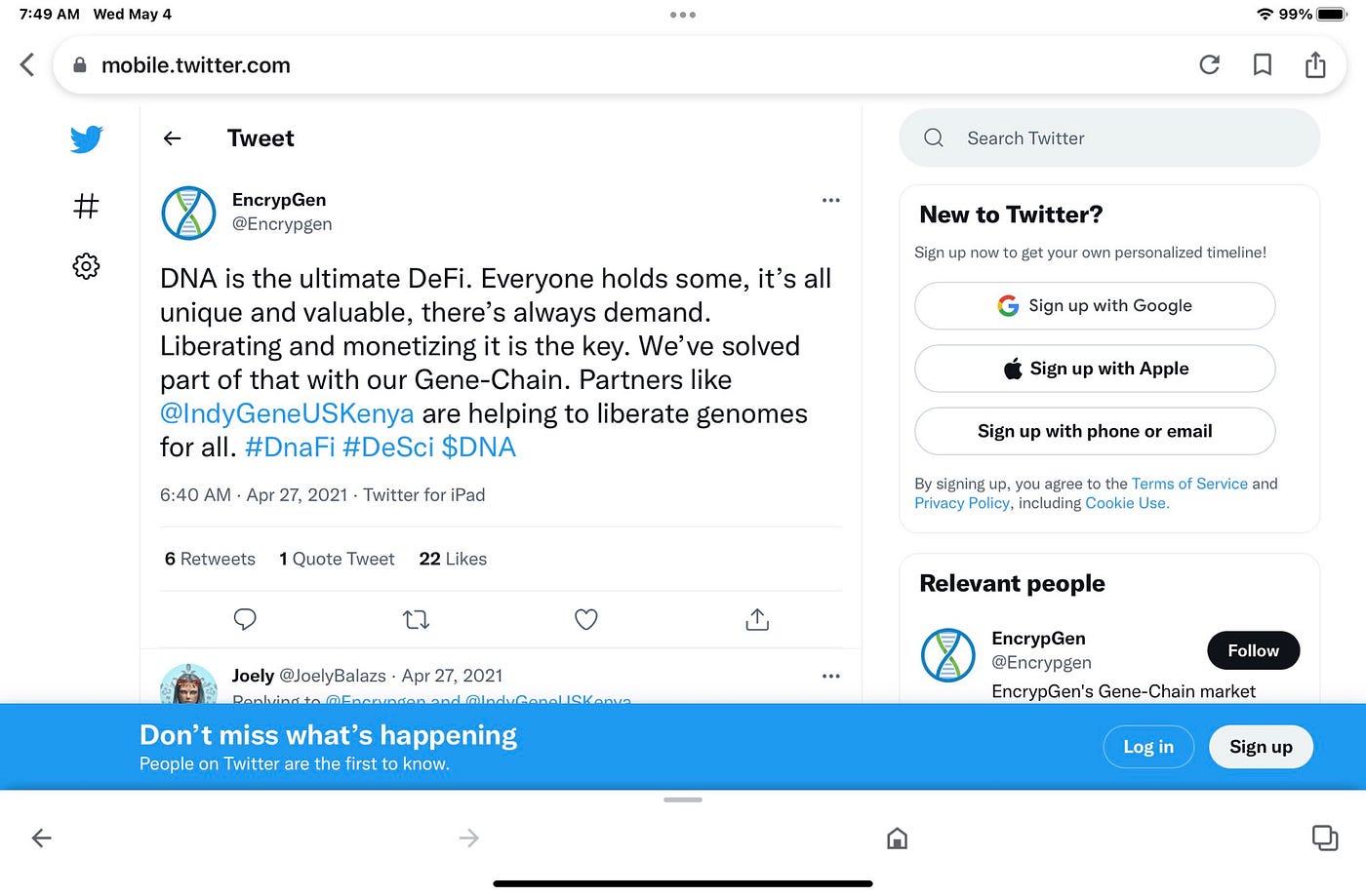 A DeSci Origin Story. How EncrypGen coined a term and helped… | by David  Koepsell, J.D./Ph.D. | Coinmonks | Medium