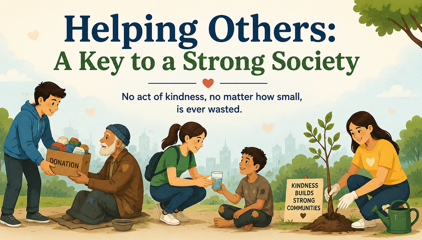 Helping Others: A Key to a Strong Society