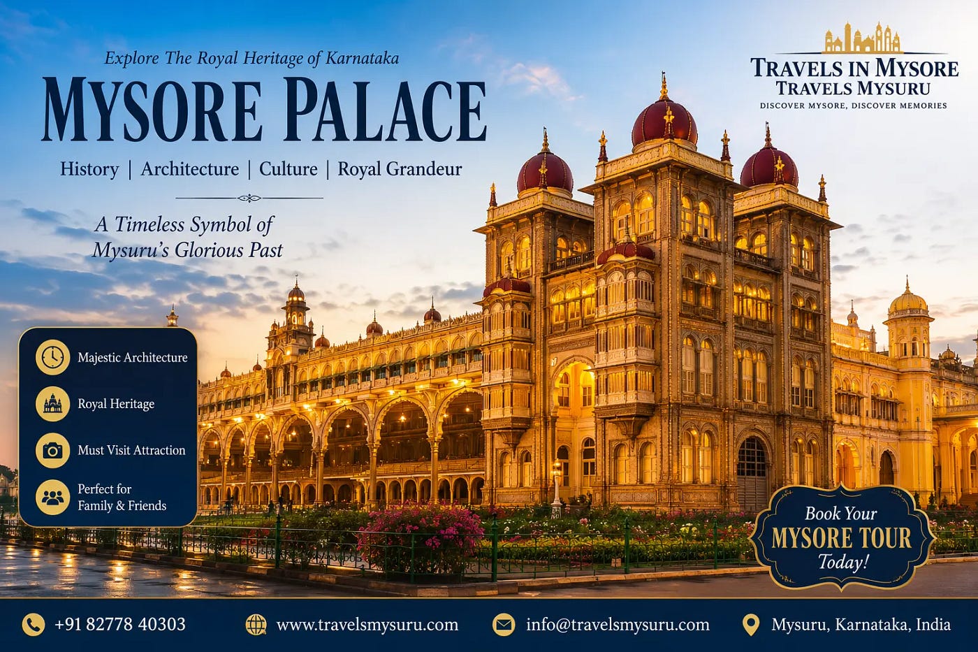 Mysore Palace — Complete Travel Guide, History, Timings, Tickets & Visitor Information (2026)