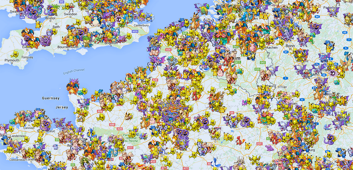 Pokémon Go maps: Pokévision and Pokéradar maps and apps