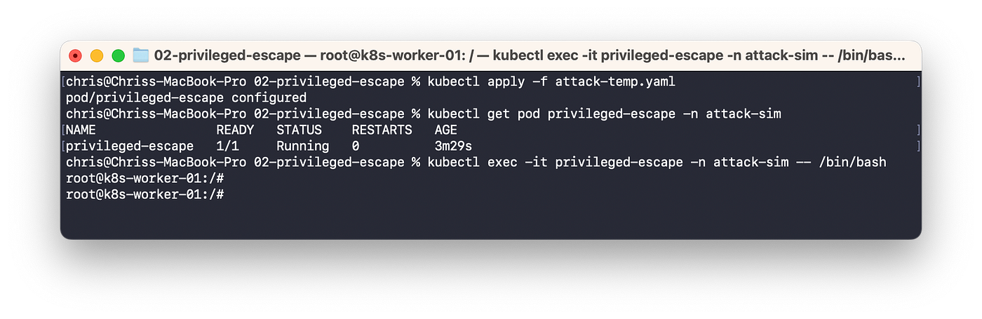 [ATTACK 2] I Escaped a Privileged Kubernetes Container — Here’s What Falco Saw