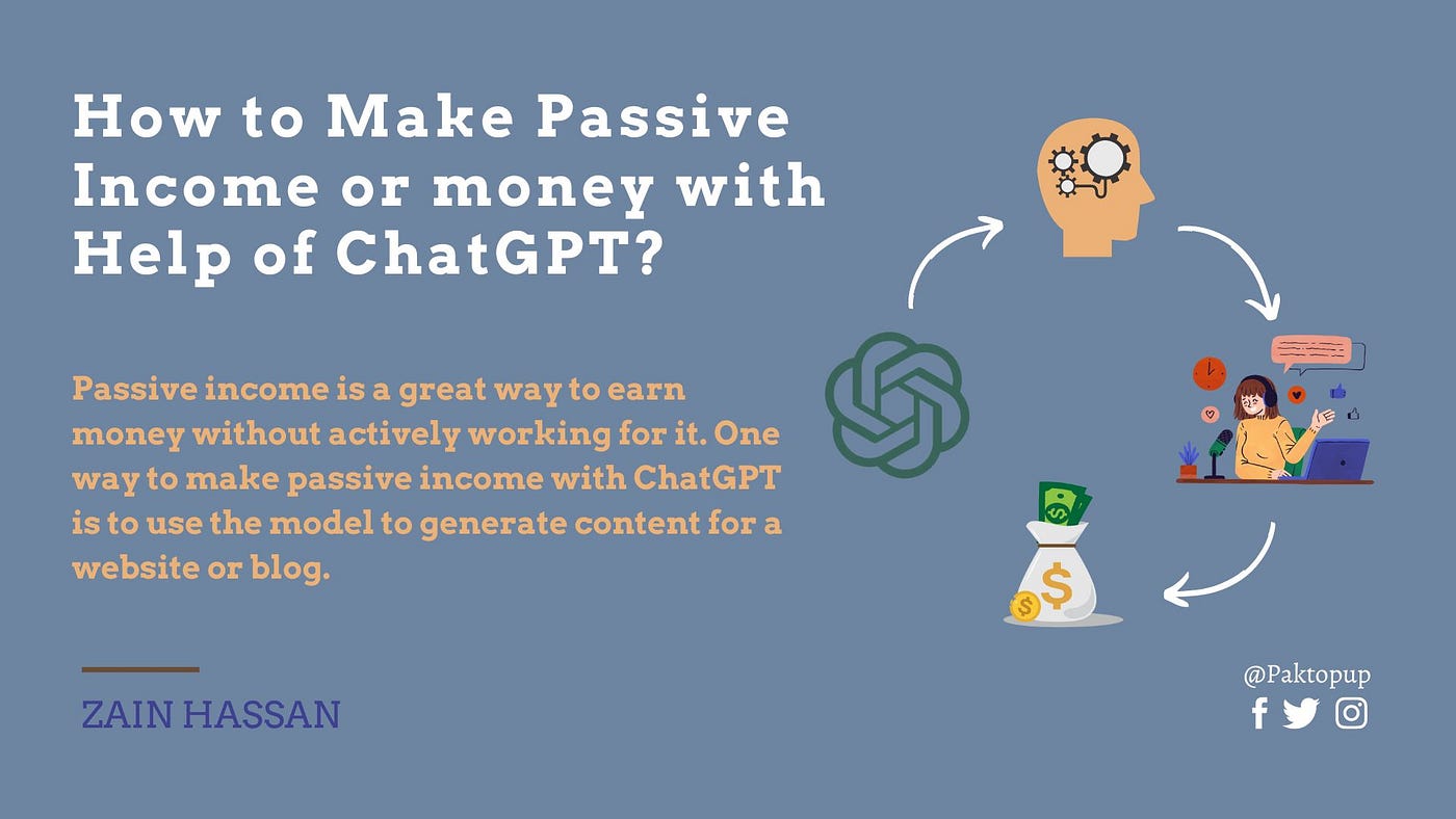Ways to deals make passive income