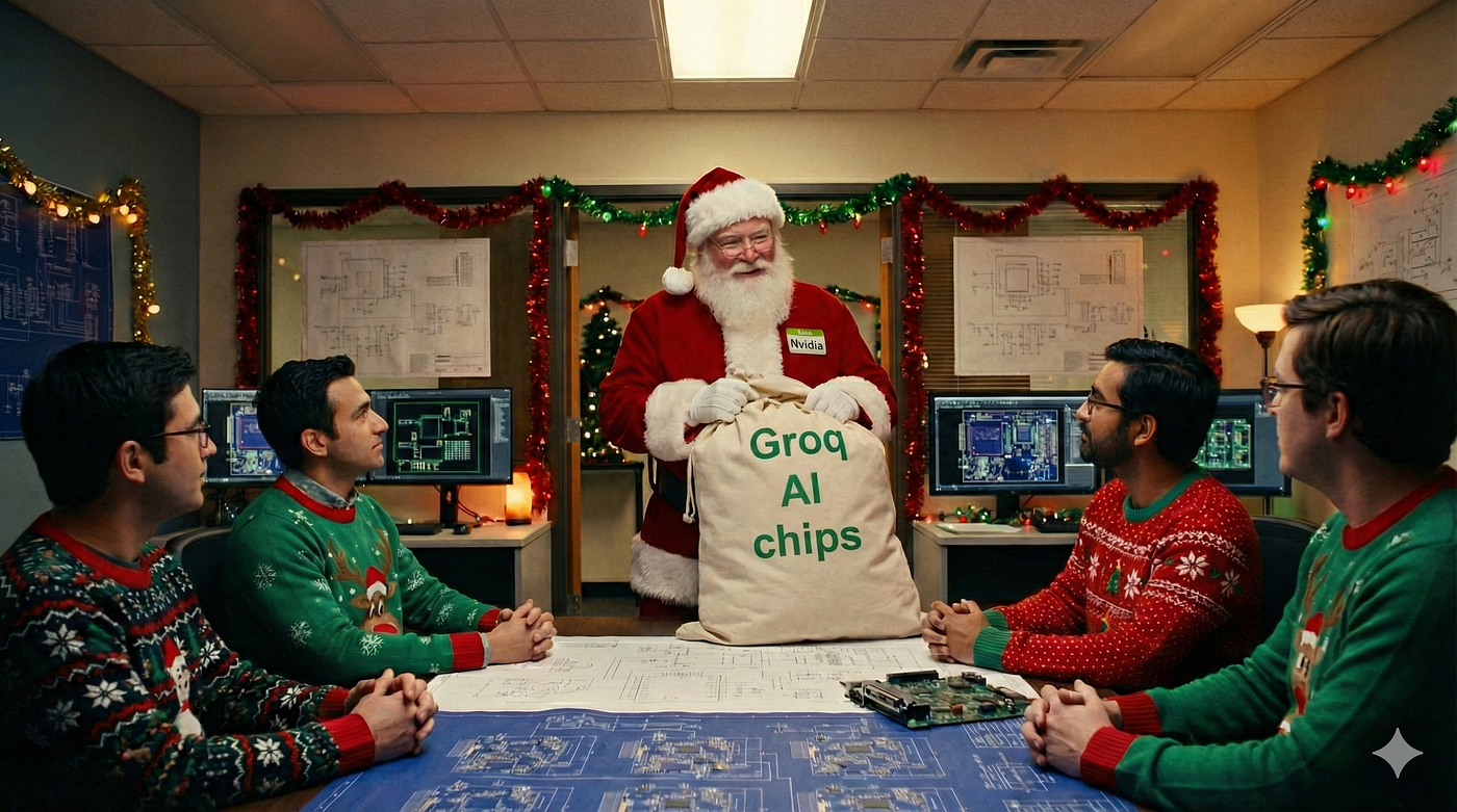 Nvidia santa comes to Groq engineering meeting