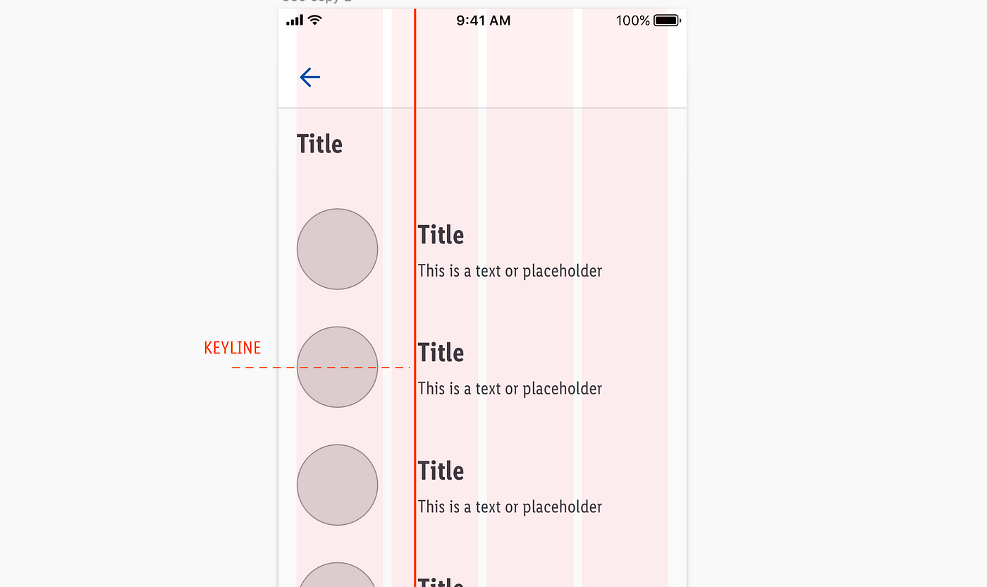 Spacing guide for designers. Spaces are the horizontal and