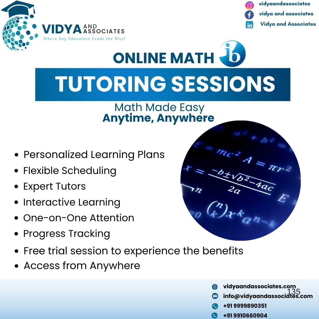 online IB maths tuitions