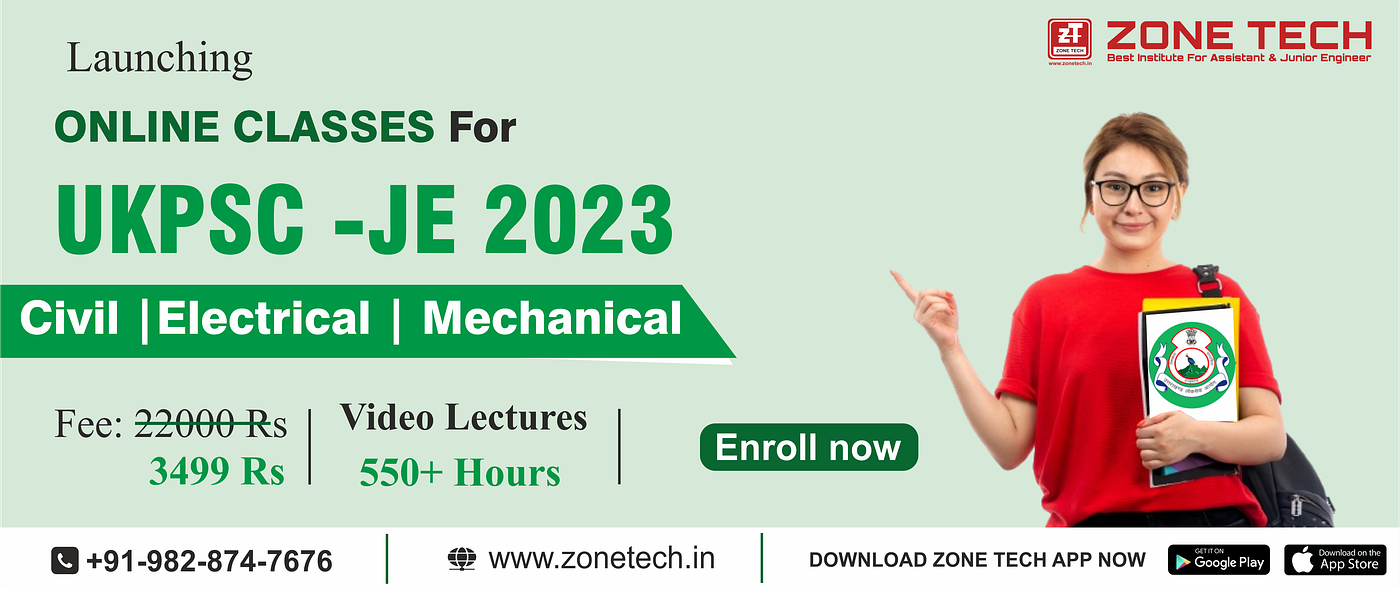 ZONE TECH Announces UKPSC-JE Online Classes