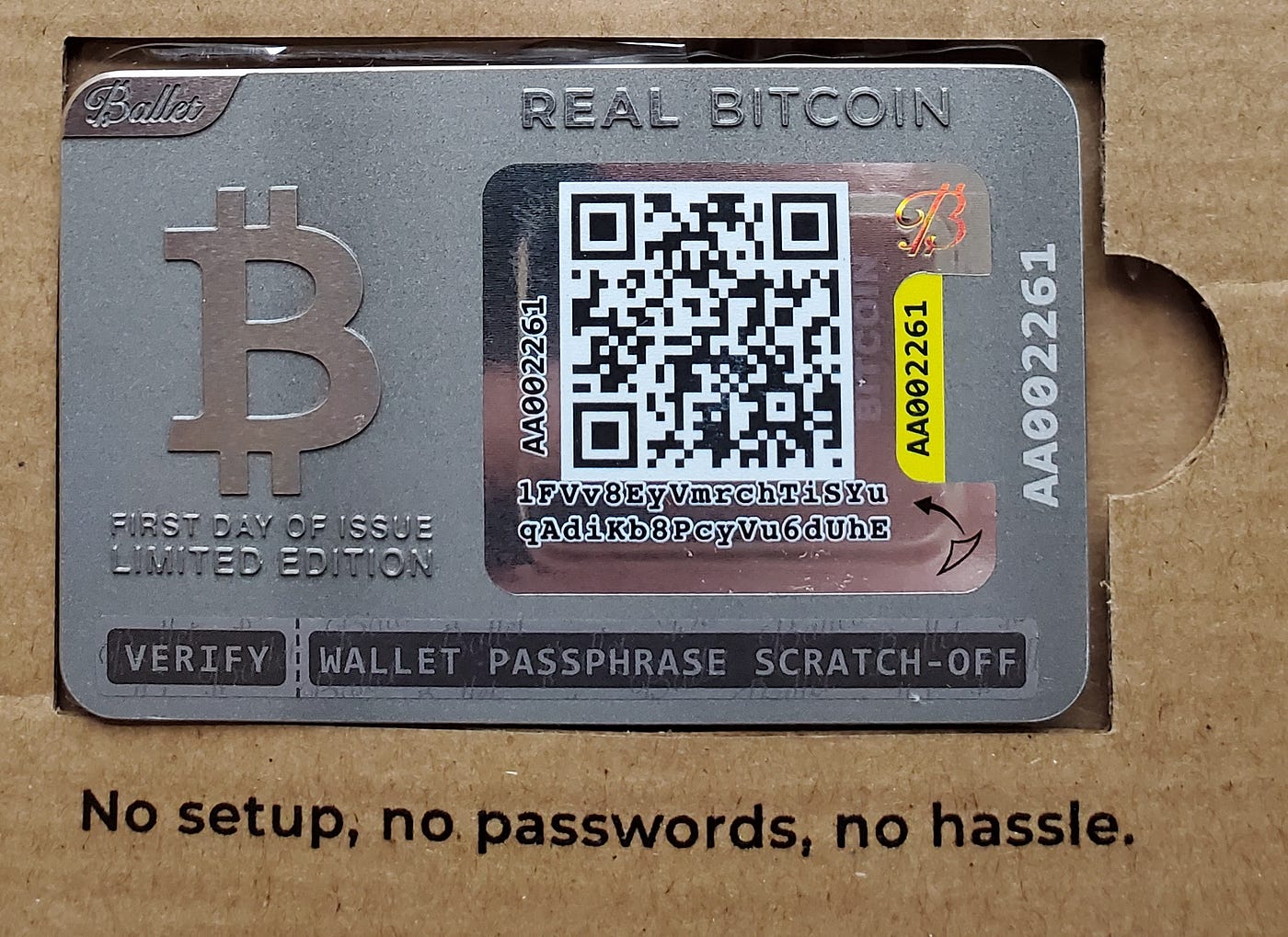 Ballet Wallet — a critical look. At the North American Bitcoin… | by Daniel  Ameli | Medium