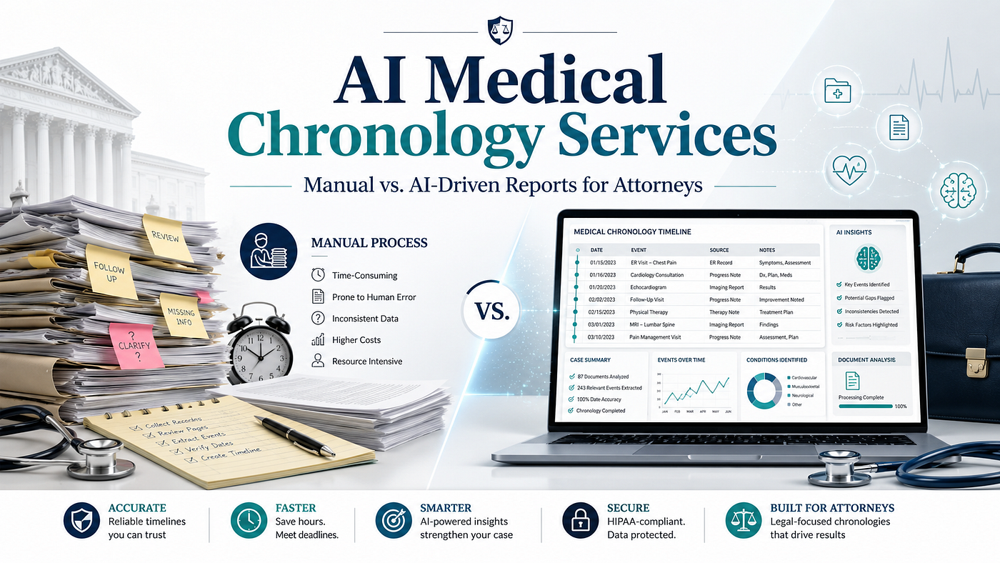AI Medical Chronology Services: Helping Attorneys Turn Complex Medical Records into Case-Ready…