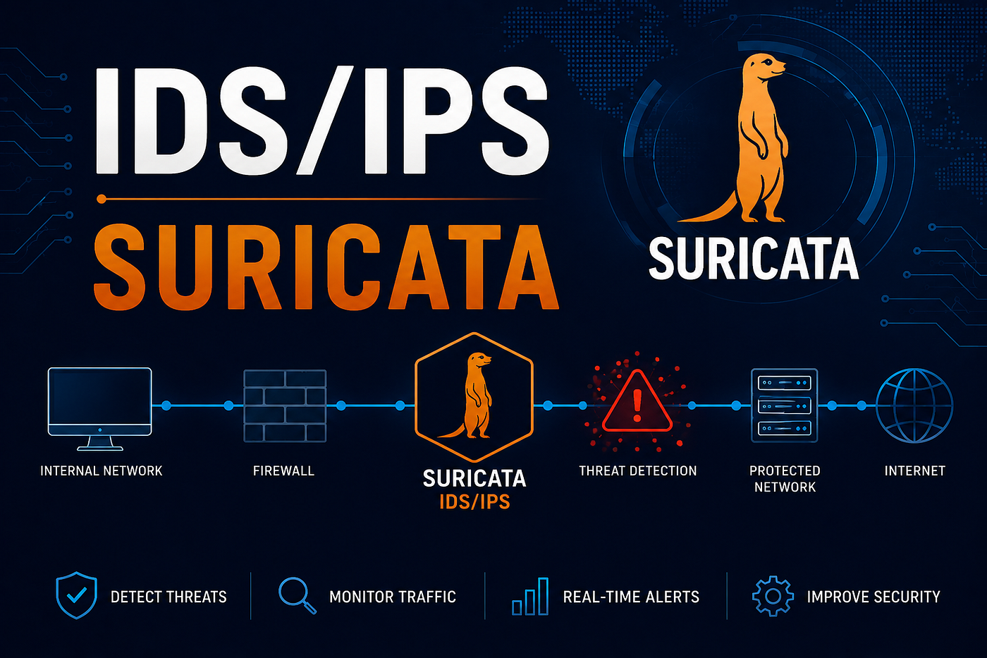 Detecting and Blocking Network Attacks with Suricata: A Complete IDS & IPS Lab