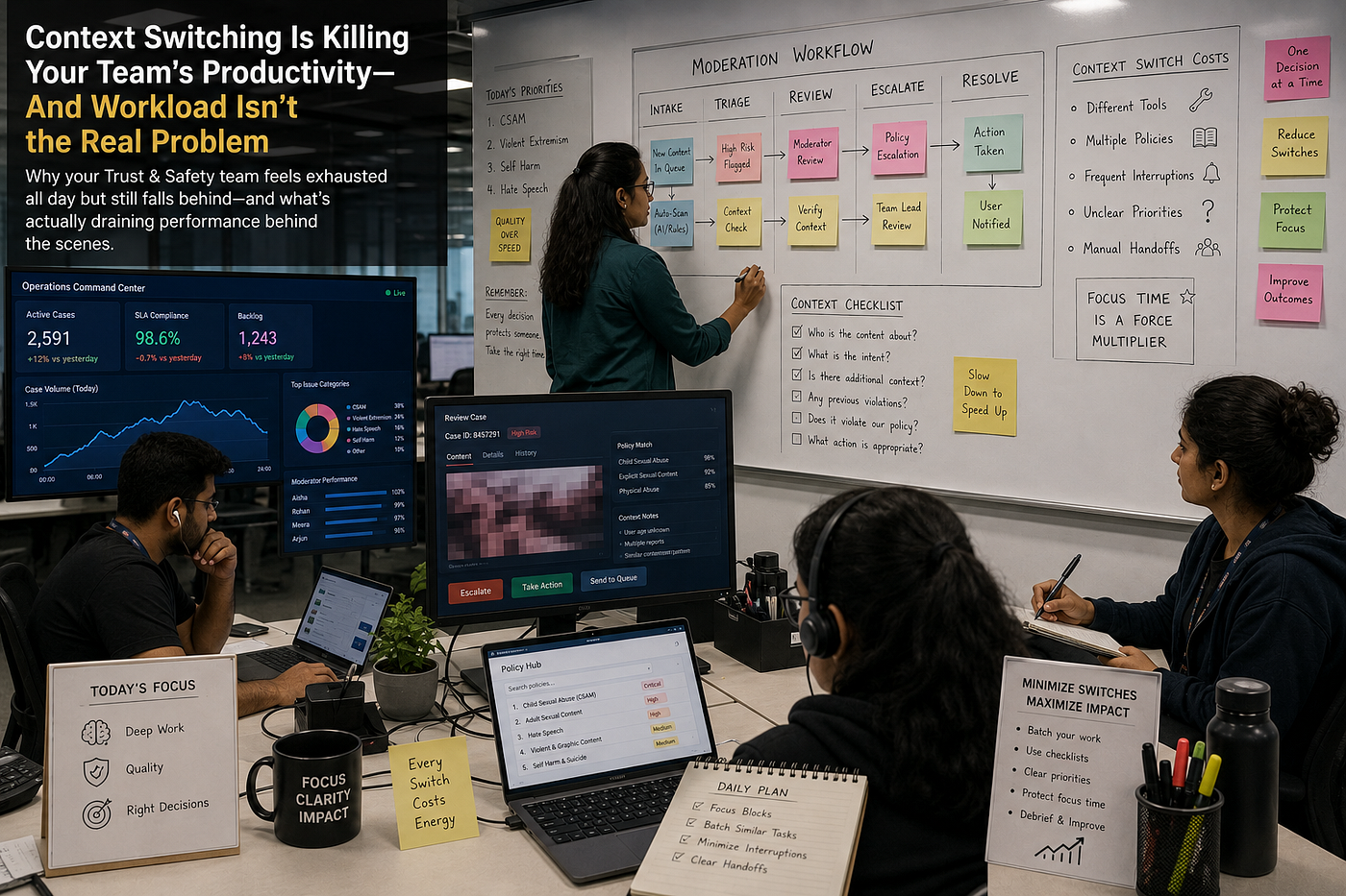 Context Switching Is Killing Your Team’s Productivity — And Workload Isn’t the Real Problem