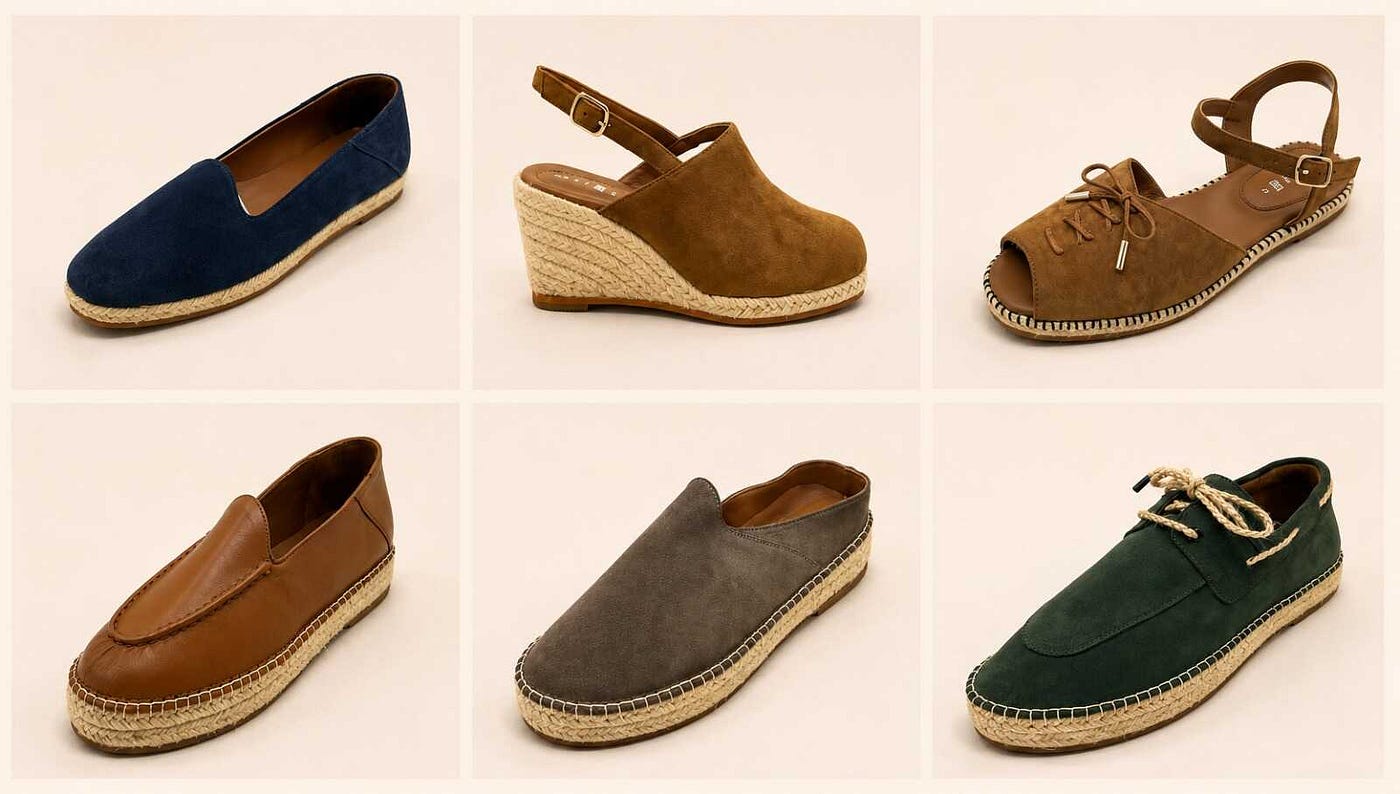 Leather Espadrille Manufacturing | OEM Footwear Manufacturer