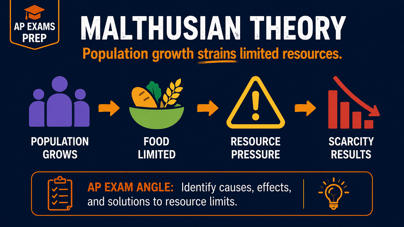 Malthusian Theory AP Human Geography: The Simple Guide I Wish I Had in Unit 2