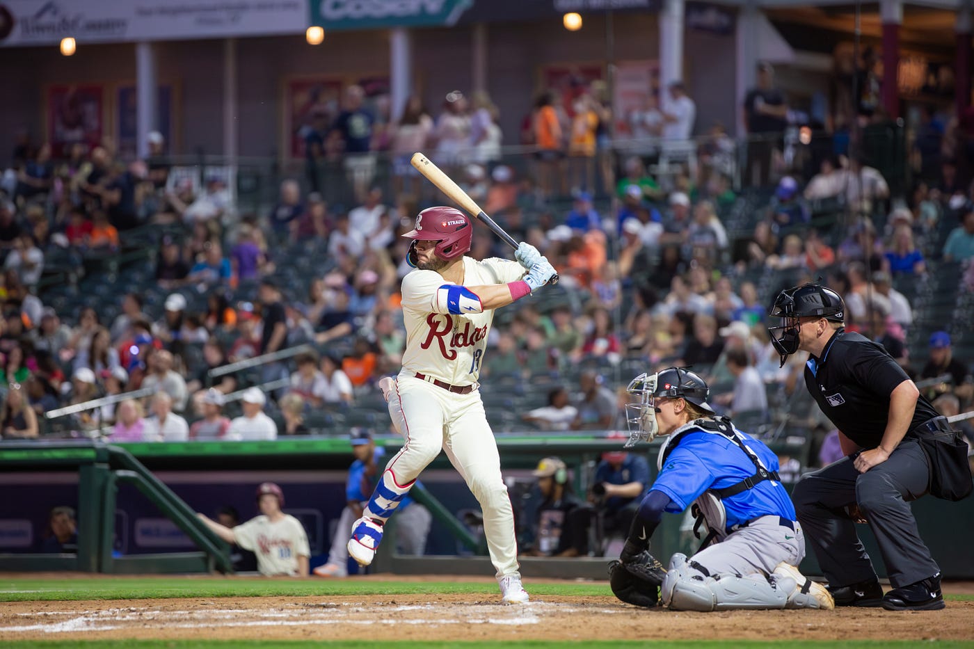 Orlando Martinez’s eight-game hitting streak is tied for the second-longest active streak in the Texas League