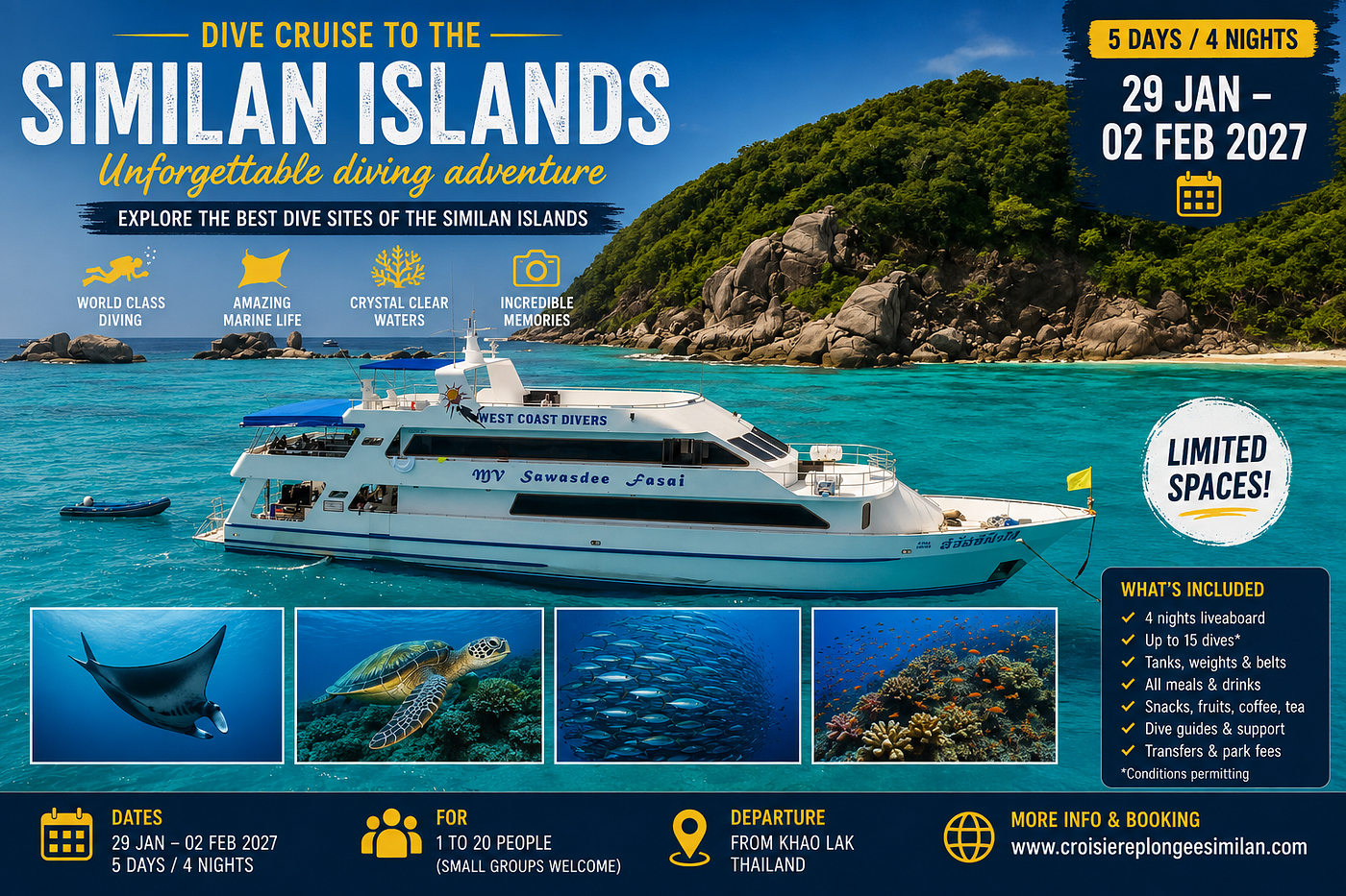 Follow my adventures @ https://similandivingcruise.thailand-diving.org/
