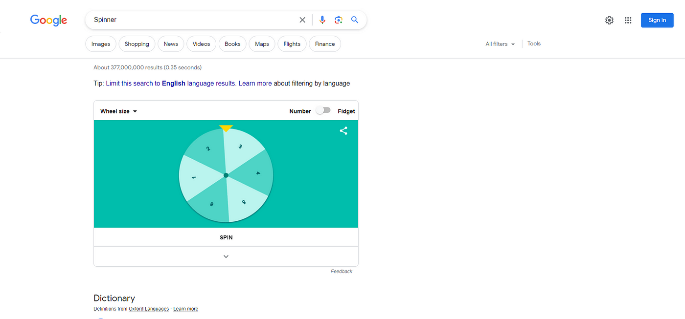 Google's Latest Easter Egg: Fidget Spinners!