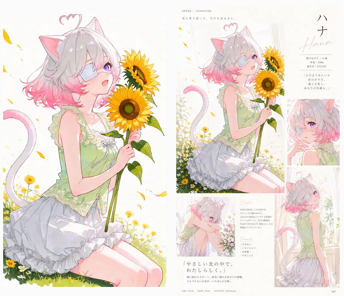 Magazine layouts sample output