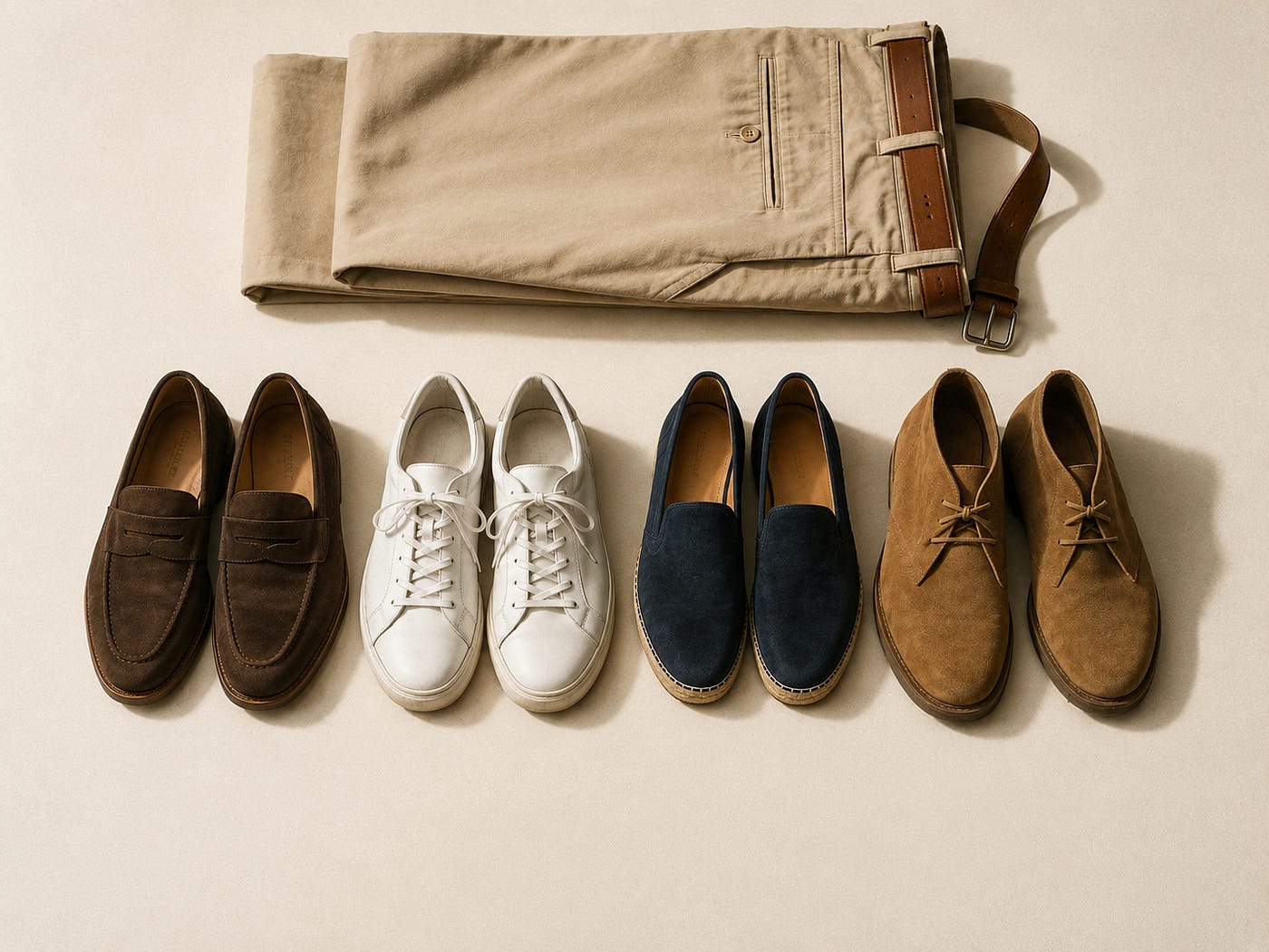 Welche Schuhe zur Chino und Stoffhose? Der komplette Kombinations-Guide für Herren