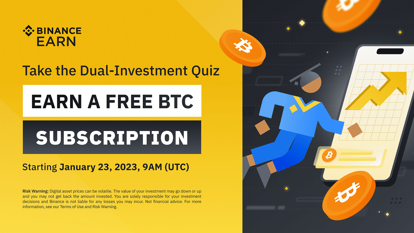 Binance Dual Investment - Learn & Earn Survey Answers. 