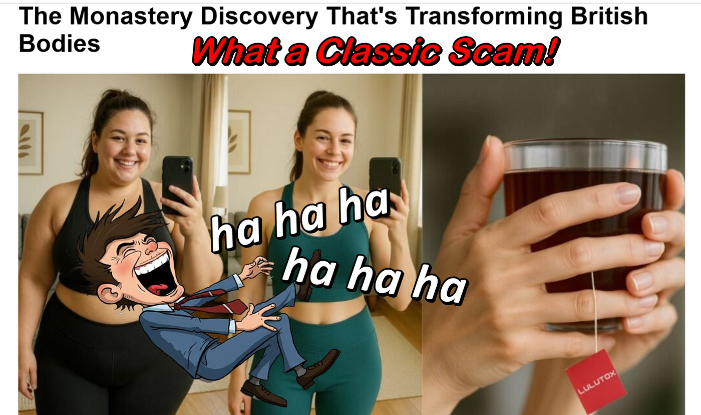 This is a VERY serious Scam and is no laughing matter. However the laughter is directed at the completely absurd story and falsehoods used in trying to sell this stuff