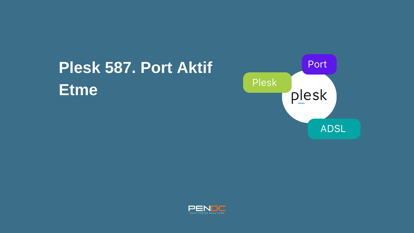 Plesk 587. Port Aktif Etme