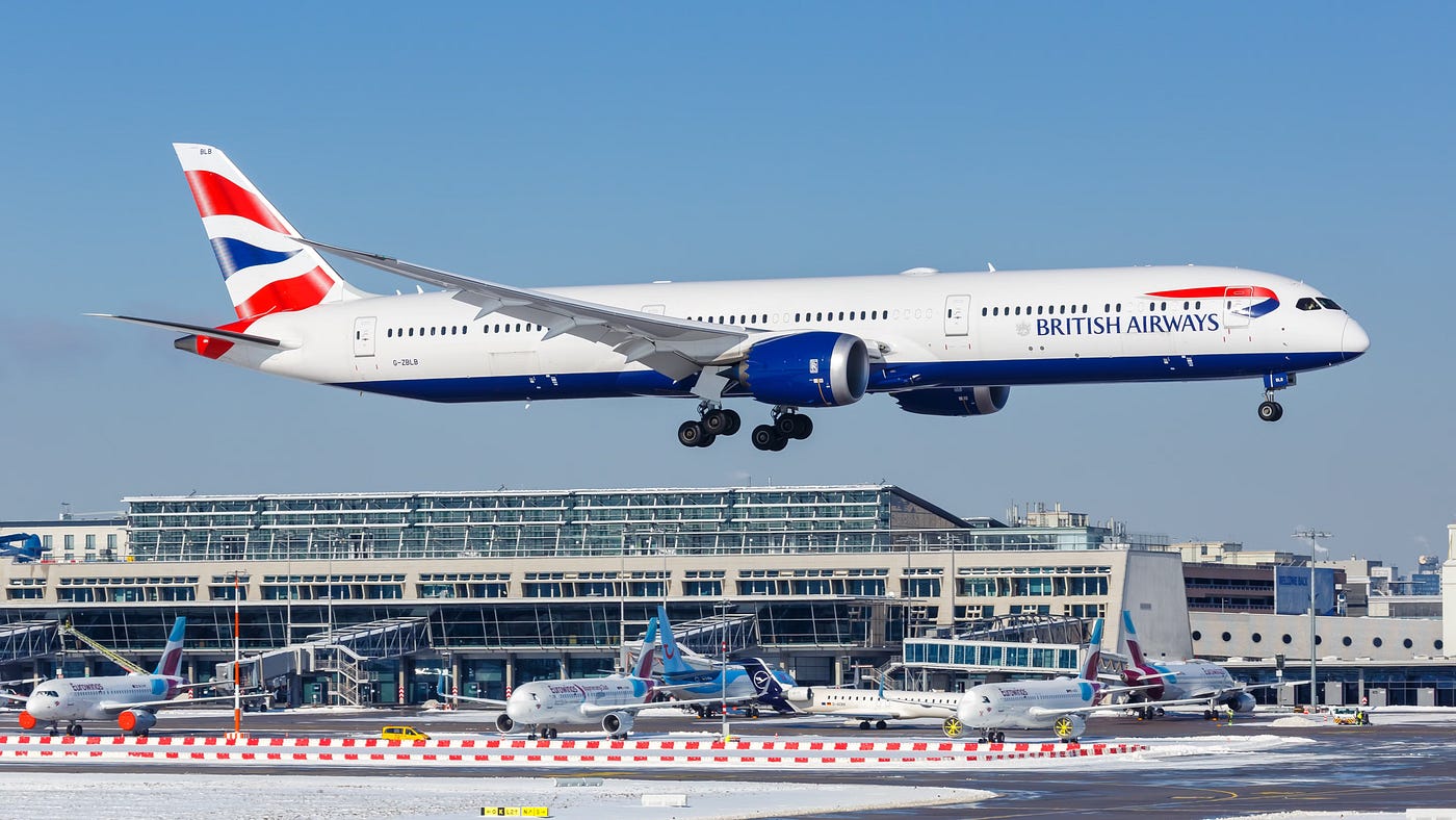 British Airways B787–10