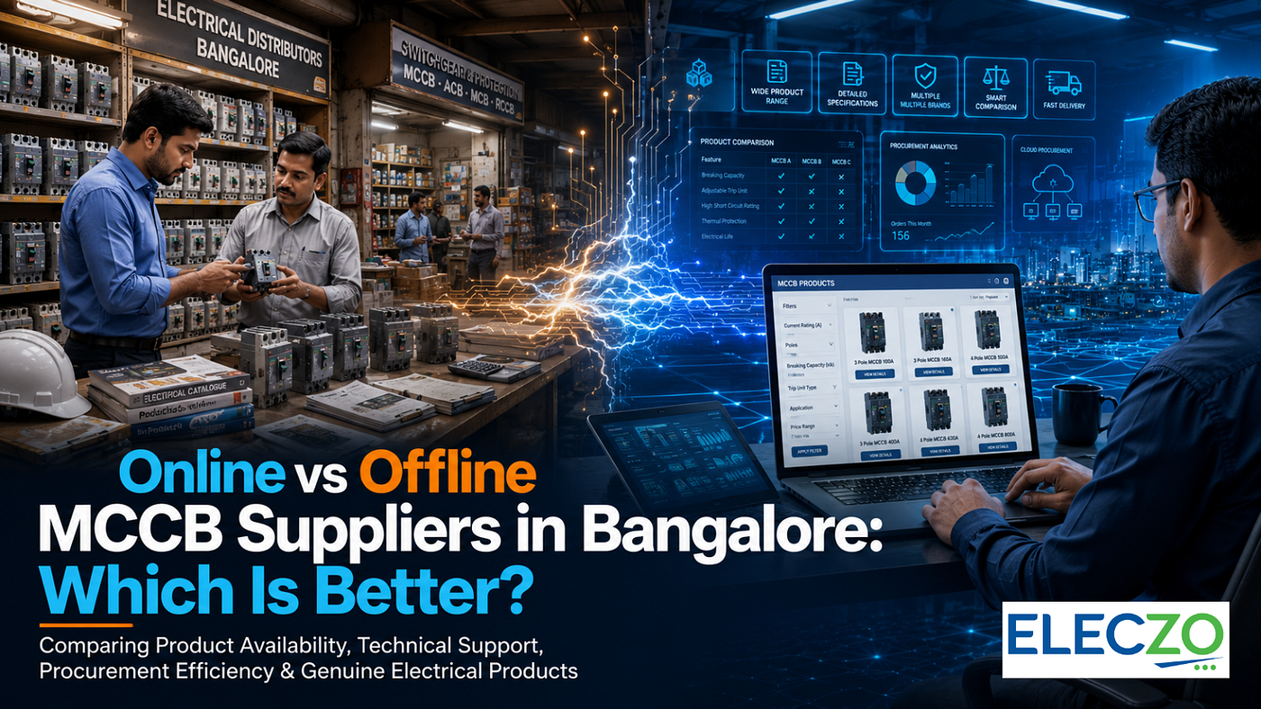 Online vs Offline MCCB Suppliers in Bangalore: Which Is Better?