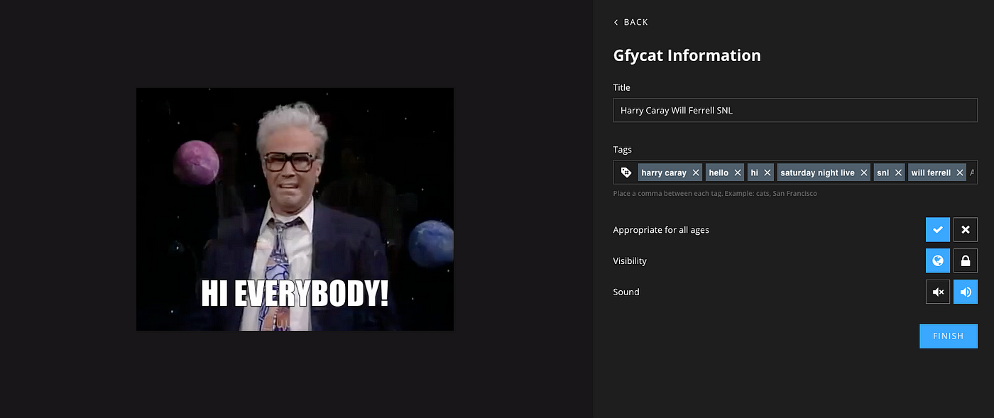 Introducing GIFs with Sound. The team at Gfycat is thrilled to