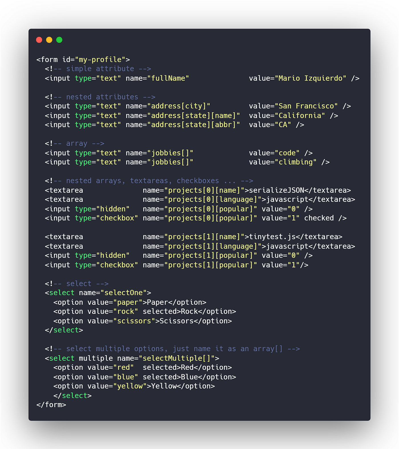 How to Serialize Html Form to JSON | by Francis Mwakatumbula | Medium