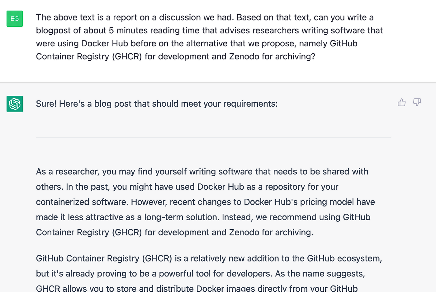 Ditching Docker Hub: serve research software with GHCR + Zenodo | by  Patrick Bos | Apr, 2023 | Netherlands eScience Center