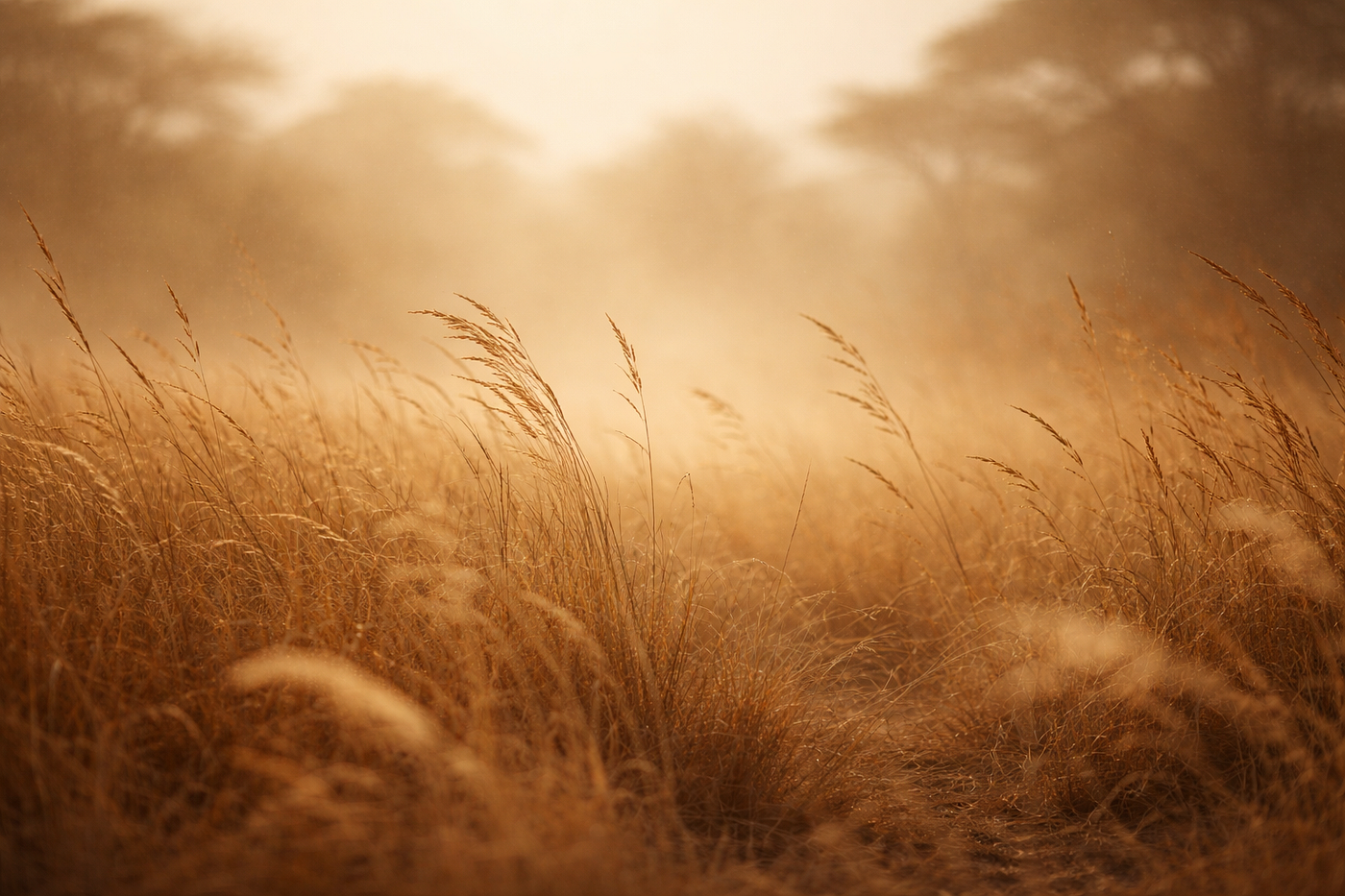 Dust haze