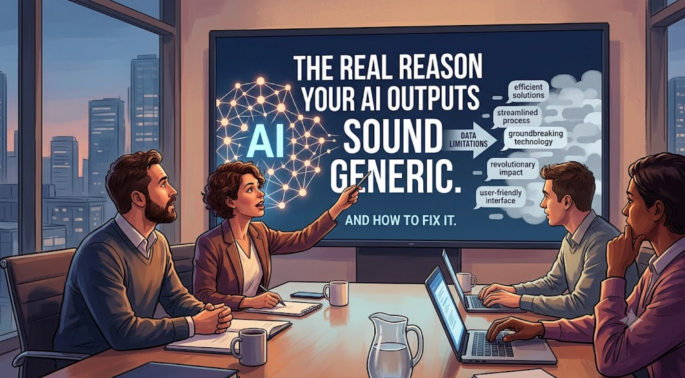 The Real Reason Your AI Outputs Sound Generic (It’s Not the Model)