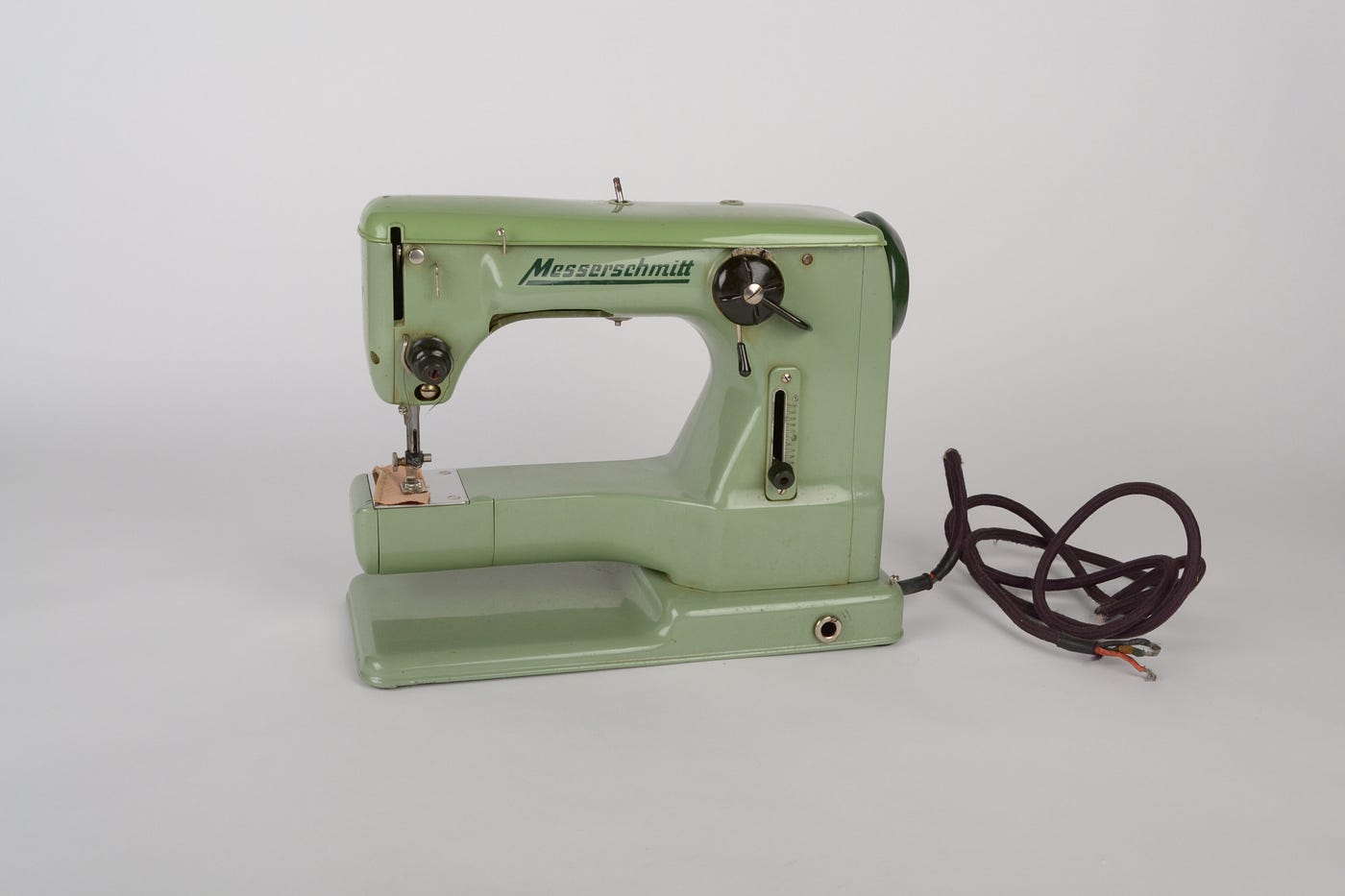 Sew Fun Children Kids Toy Green and Blue Sewing Machine with Pedal and Crank