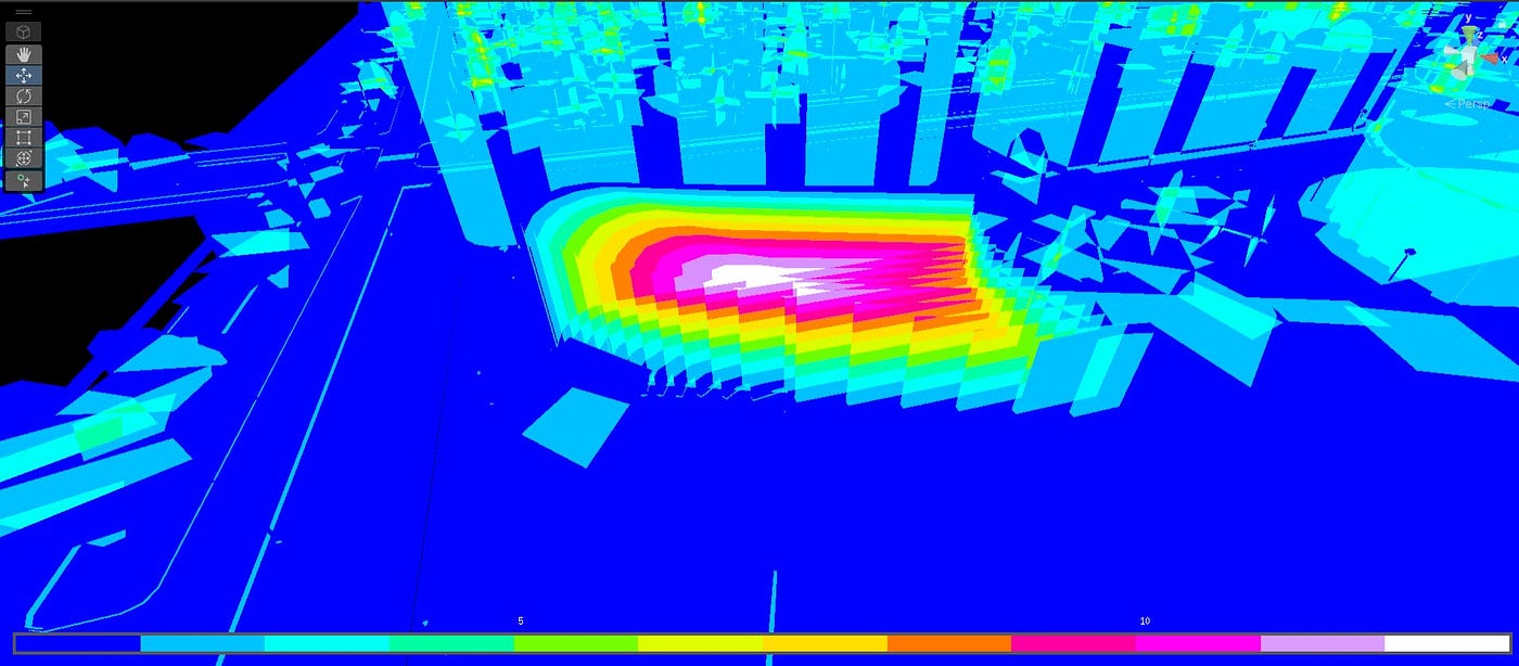 Example of severe overdraw case even if I was using opaque material