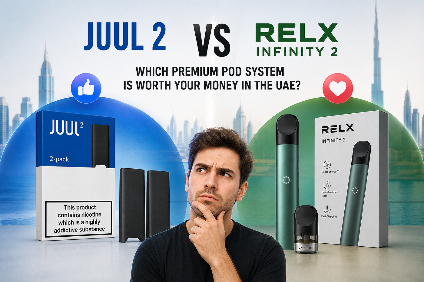 JUUL 2 vs RELX Infinity 2: Which Premium Pod System Is Worth Your Money ?