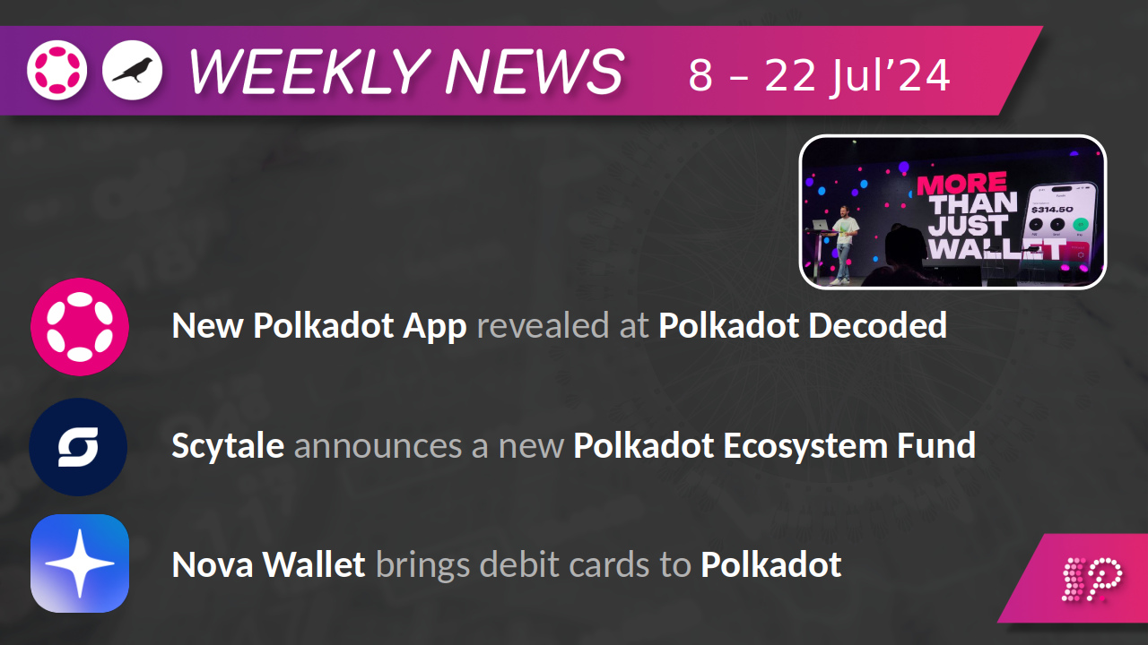 Weekly News from Polkadot & Kusama #138 | by Polkadotters | Kusama &  Polkadot validators | Medium