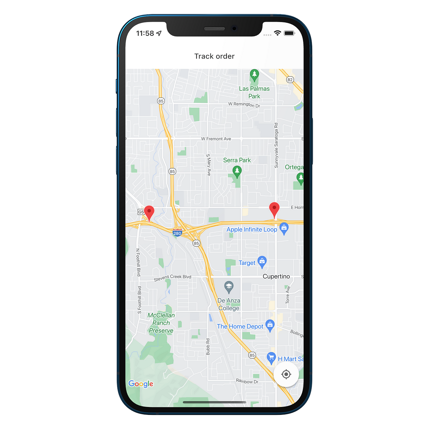 Flutter Google Map With Live Location Tracking — Uber Style | by The  Flutter Way | Flutter Community | Medium