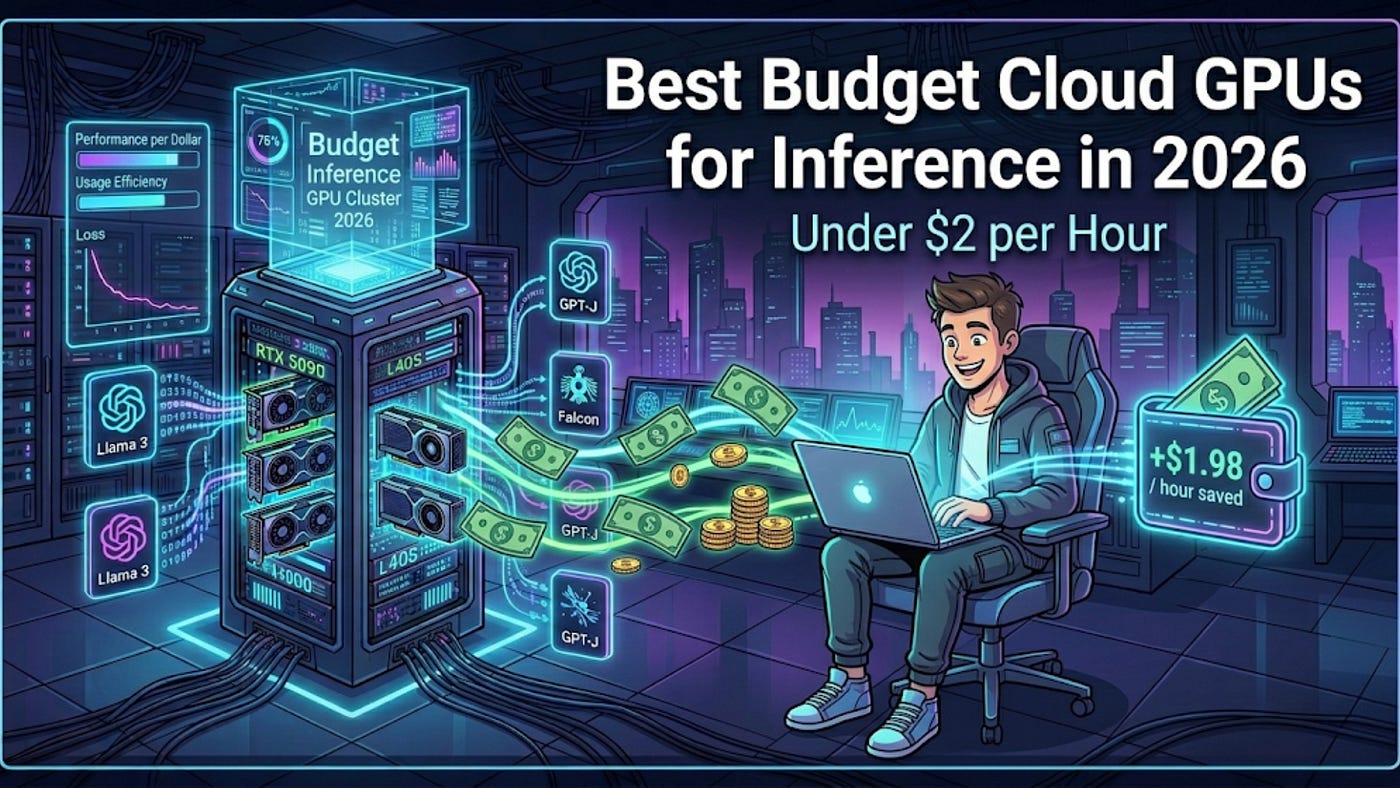 Best Budget Cloud GPUs for Inference in 2026 (Under $2 per Hour)