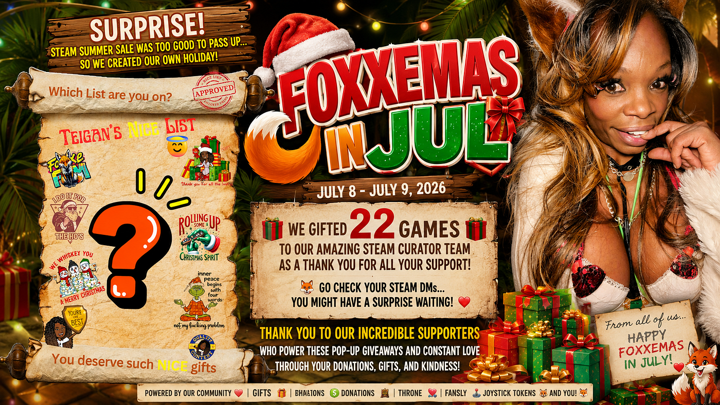 🎁🦊 HAPPY FOXXEMAS IN JULY™! 🦊🎁