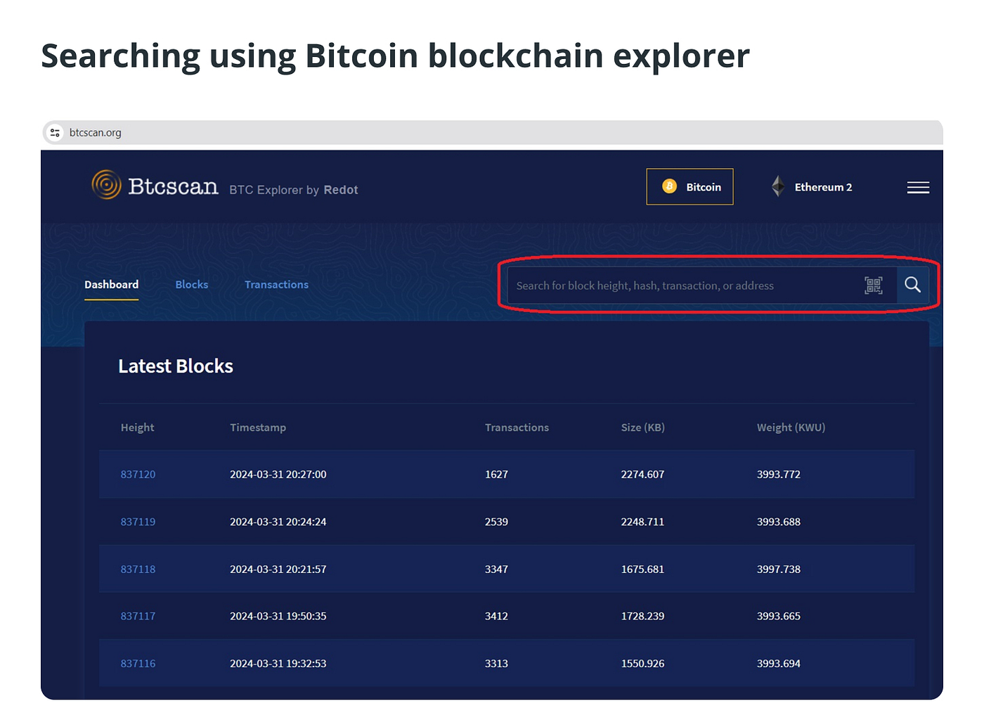 How and where to view crypto transaction histories | by Giannis Andreou |  Medium