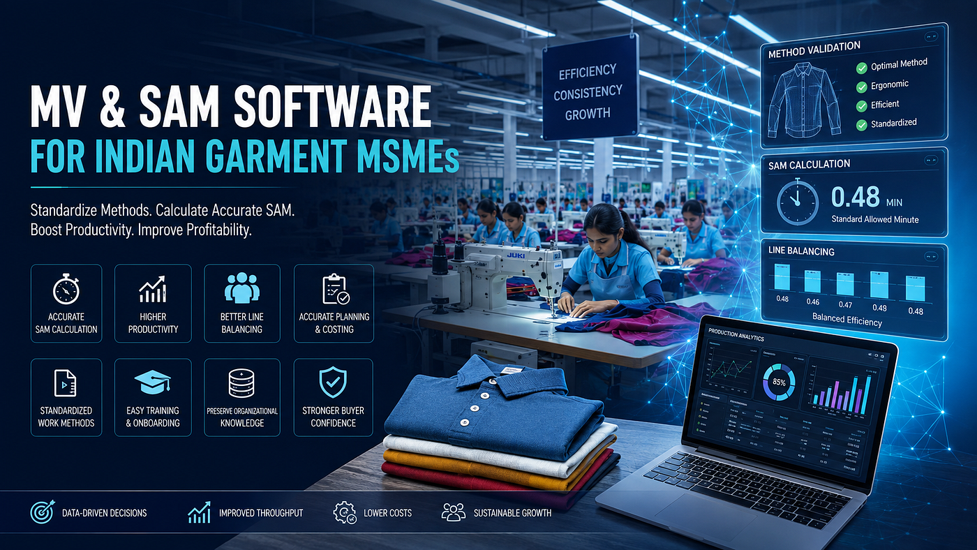 Why MV & SAM Software for Indian Garment MSMEs Is the Key to Higher Productivity and Sustainable…