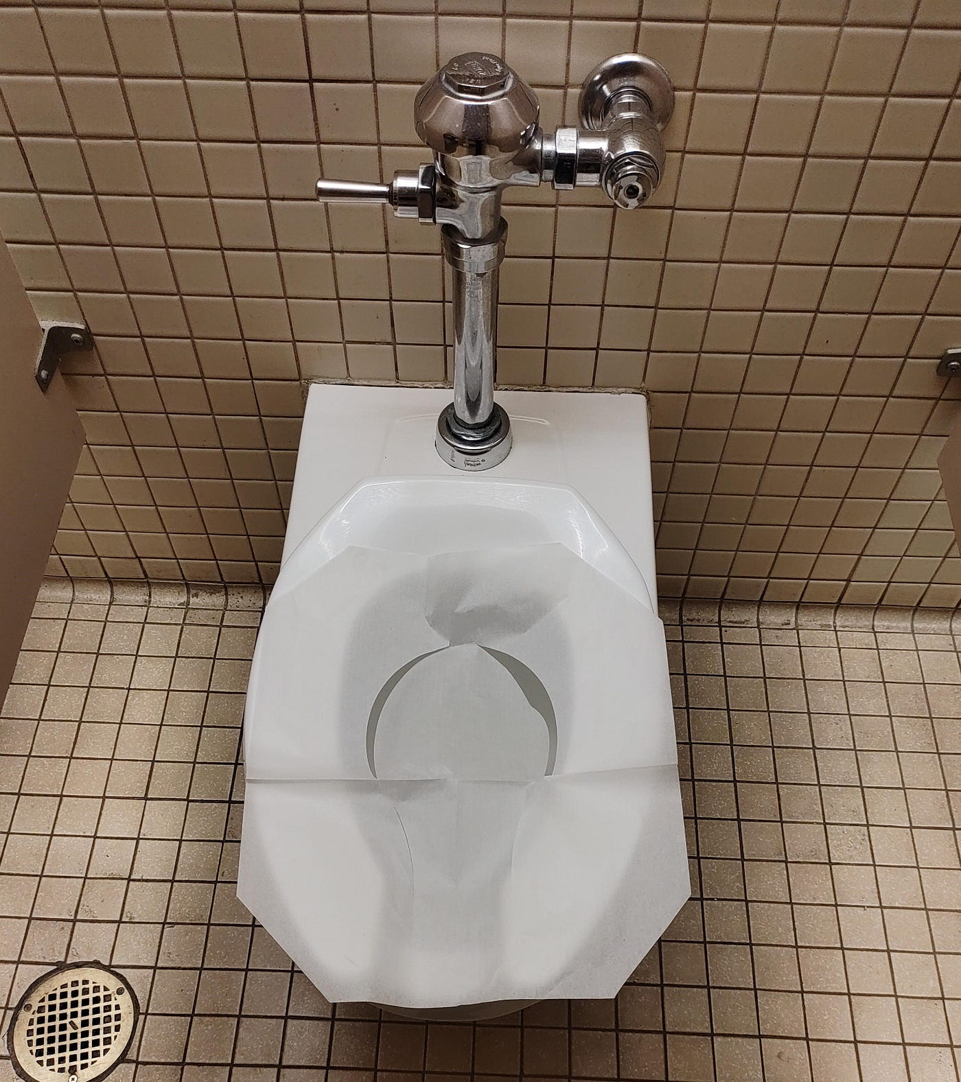 What happens when you don't use a toilet seat cover?