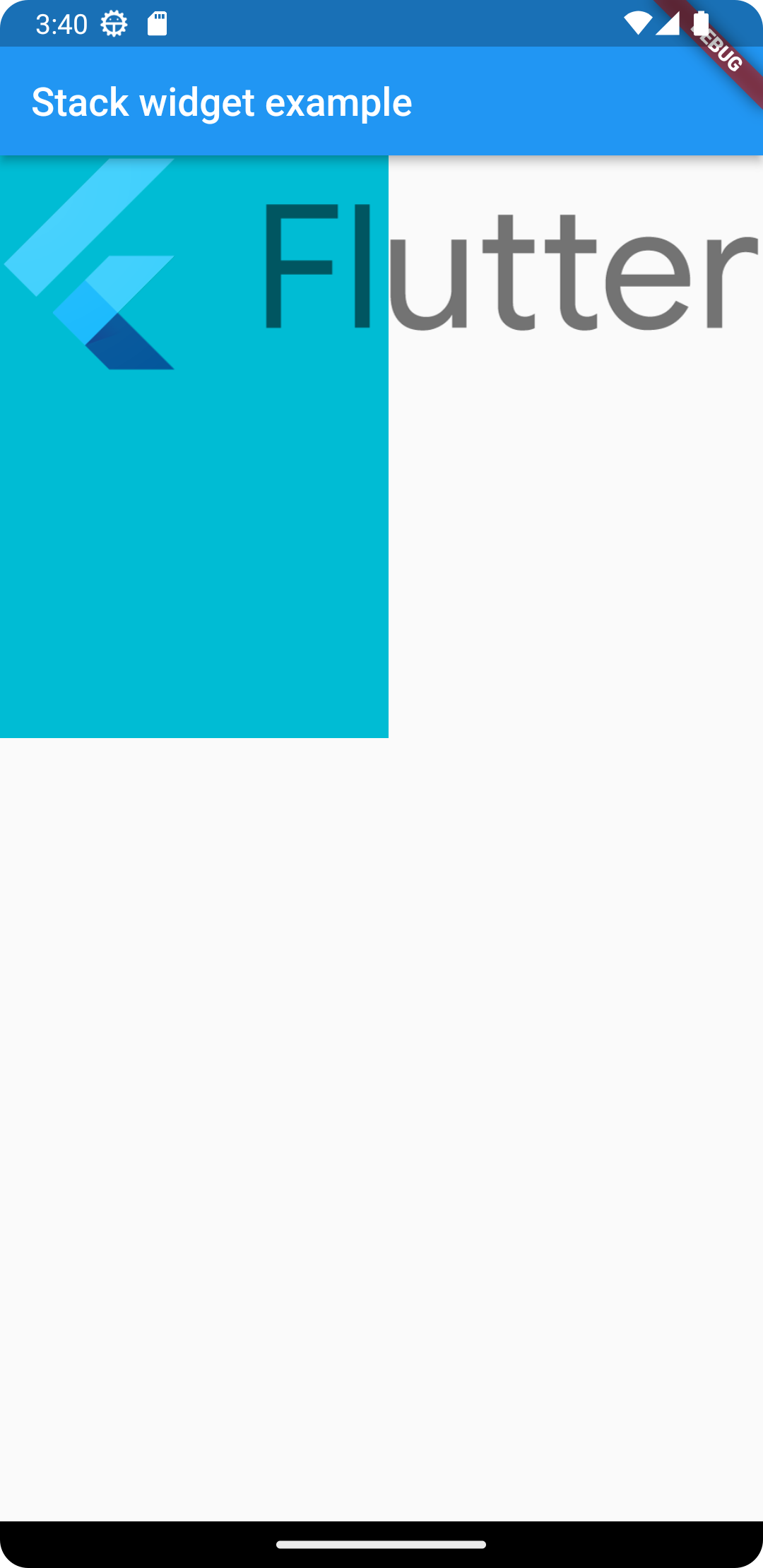 Sizing and fit behavior of Flutter Stack widget Explained by